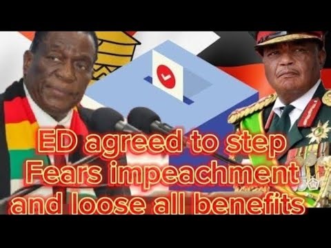 ED agrees to step down fears Parliament ZANU PF power support Chiwengas side: MP favors VP Chiwenga