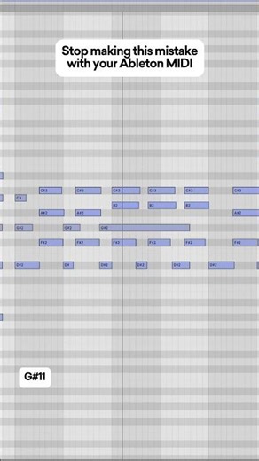 Stop making this mistake with your Ableton MIDI #ableton #musicproducer #piano #midi #chords