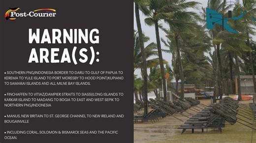 1.3K views · 29 reactions | RENEWAL OF STRONG WIND WARNING, ISSUED BY PAPUA NEW GUINEA NATIONAL WEATHER SERVICE, VALID AT 05:00 pm, Wednesday, January 21, 2026 | Post Courier | Facebook
