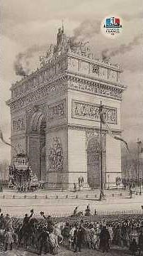 La construction de l'Arc de Triomphe #histoire #paris #france #napoleon #patrimoine
