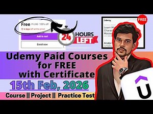 Udemy FREE Courses 2026 (40+ Courses) | 100% OFF Coupon Codes | Free Certificates