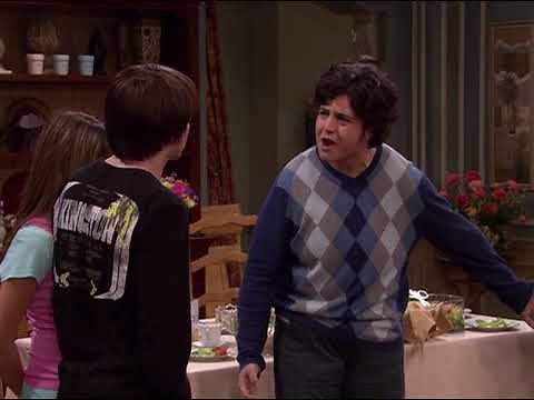 Drake & Josh - Drake & Lucy Continue Their Wrestling Match Downstairs, Ruining Josh’s Dinner