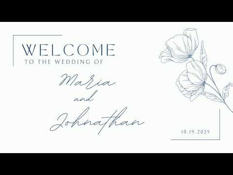 Maria and Johnathan's Wedding Day
