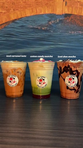 This is your sign to try come in and try the iced caramel latte, cotton candy matcha & iced choc mocha at The Bridge View Restaurant in Banff ☕✨🥂🤎🧋💸👀🍵 #matcha #aberdeenshire #TheSpottyBagShop #CoffeeTok #SpecialsDrinks