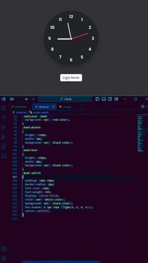 create a analog watch using HTML, CSS and JavaScript.... #viral#trending#explore#analog #coolwatch