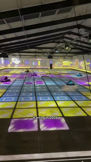 BattleKart Sheffield on Instagram: "Hello 2026. The future is now baby. Wave goodbye to traditional karting and experience the world of BattleKart. Race real electric karts on augmented reality projected tracks, for 6 immersive game modes that blend real life karting with the world of gaming. #battlekartsheffield #battlekart #battlecolor #sheffield"