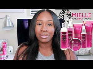 STRAIGHTENING MY RELAXED HAIR | MIELLE ORGANICS MONGONGO OIL COLLECTION