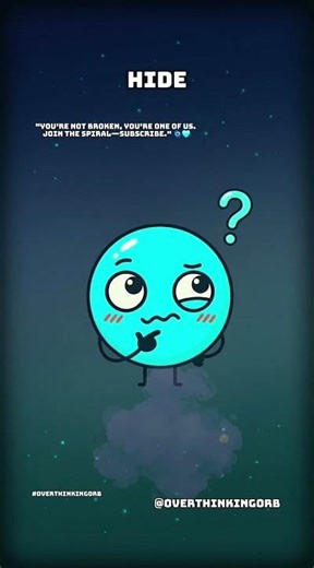 POV: You typed "lol" with a completely straight face 😐💀 #Shorts #overthinkingorb #textinganxiety