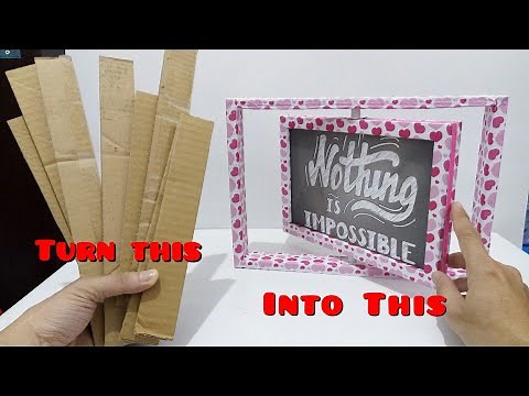 How To Make A Unique Rotating Photo Frame At Home // On Creation