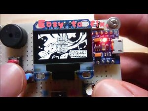 Play "Mystic balloon" with arduboy。