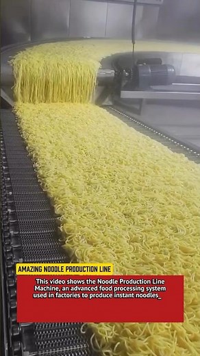 Amazing Noodle Production Line – How Instant Noodles Are Made in Factory | Food Processing Machine.