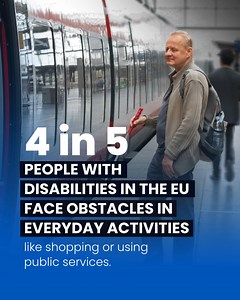 Living with a disability often means facing more than just physical barriers. Prejudice, stereotypes, exclusion and judgment: social barriers are just as limiting. But the story can change. Watch to learn more. | European Union Agency for Fundamental Rights | Facebook