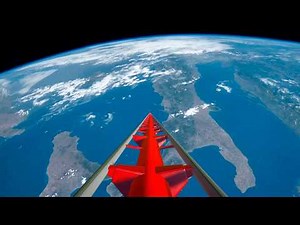 50000 FT Drop Down Roller Coaster – Planet Coaster