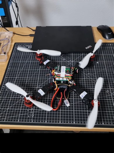 We're building a custom drone flight controller from scratch with STM32. The hardware and flight controller is now ready. And we're ready for test flight. 🚀 I upload every step of the process (QuadFS Course) on YouTube so everyone can build along. Subscribe on YouTube so you don’t miss any part of the build. Link in my bio.