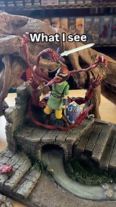 Don’t let me cook dawg The gloom hands in the legend of Zelda tears of the kingdom gave me an idea lol what if they took a hold of Link kind of like the venom Symbiote takes over Spiderman or Brock? That would be a pretty cool concept for like a horror version of Zelda. Obviously I used the Carnage sh figuarts action figure for this art piece of toy photography. And I used the old Figma Link for this because it was a while ago. I need to make this again but with the new totk link! | georgebutnot