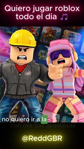 I want to play Roblox all day - Official Song in Spanish #roblox #song