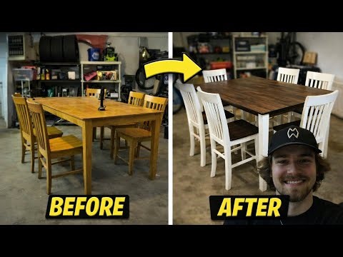 Dining Table Restoration | INSANE Before & After Transformation