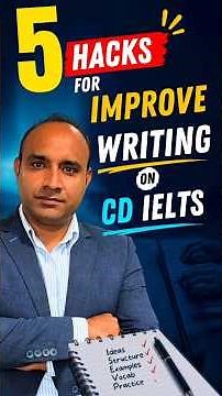 5 Hacks to Improve Writing in Computer IELTS #ieltswriting #shorts