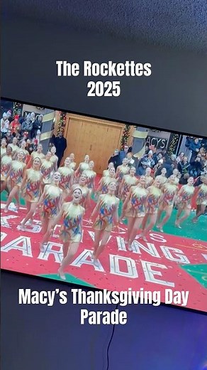 Radio City Rockettes | 2025 Macy’s Thanksgiving Day Parade performance #macysthanksgivingdayparade
