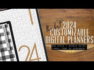 IT’S HERE! 🥳 the BEST most customizable 2024 Digital planners! All in one 2024 digital planners.