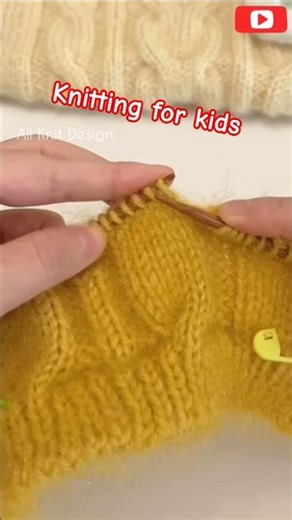 Kids Sweater Knitting Design #knitting