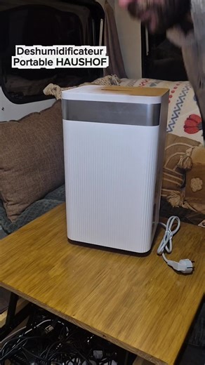 Deshumidificateur d'air portable Haushof #deshumidificateur #air #eau #humidity #humidite