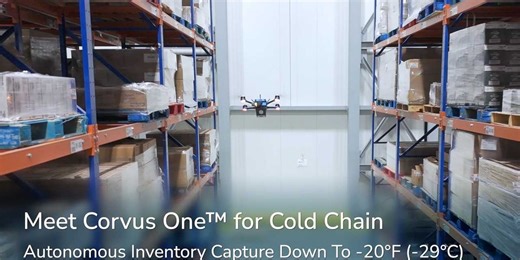 Corvus One for Cold Chain: Autonomous Inventory Capture at -20°F