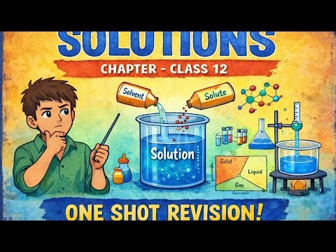 Class 12 Chemistry Chapter -1 [ Solutions ] – Complete Explanation