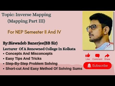 Inverse Mapping And Composition Mapping Explained | Mapping Lecture 3 | NEP Sem 2 & 4 | #BBsir