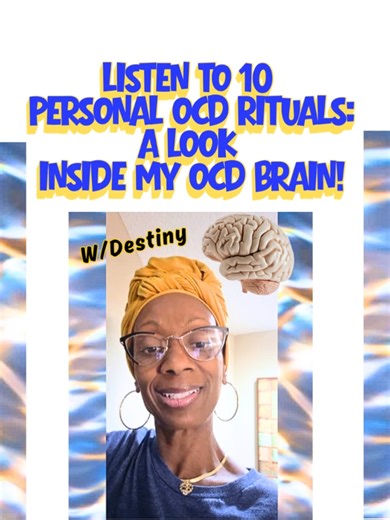 10 OCD Rituals: Real Time Play~By~Play: Inside My OCD Brain (Mental Health Matters) Living with Obsessive Compulsive Disorder (OCD) isn’t just about habits—it’s about rituals my brain demands I play out, step by step, every single day. In this video, I break down 10 of my personal OCD rituals and give you a real-time play-by-play of exactly how my OCD brain thinks, reacts, and forces these routines to happen. From repetitive thoughts to mental checking, silent rules of how I try to SPEAK to my b