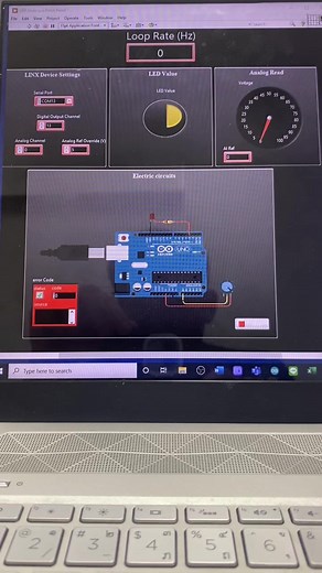 Analog Read & Digital write #LabVIEW #Arduino #LabVIEW&Arduino #Analog #Digital #RMUTLmecha #Lanna