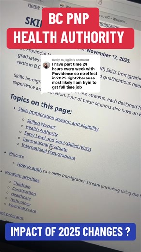 BC PNP 2025 Changes for Healthcare International Graduates