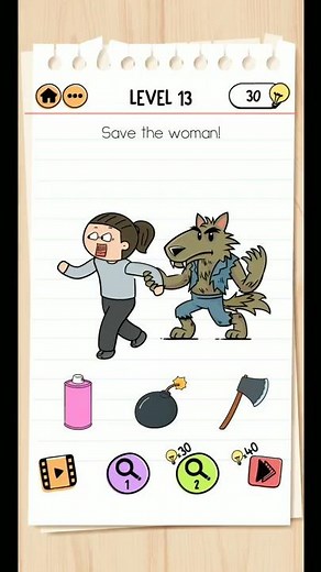 BRAIN TEST 2 MONSTER HUNTER JOE LEVEL 13