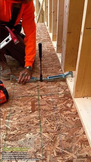 Wall Framing Board Clamping Tool | Fast and Precise Wall Alignment