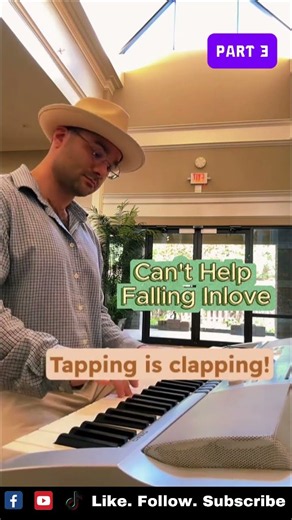 "Can't Help Falling In love" arranged by Tim the Piano Man