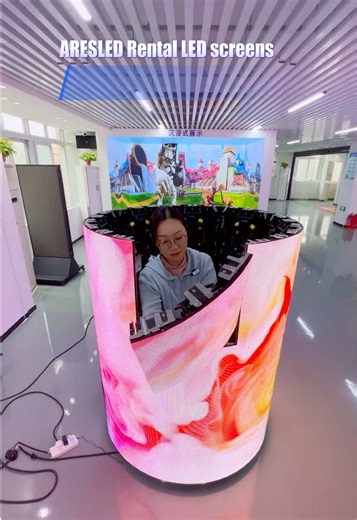 Custom Stage Curves Done Right: LED Flexible Rental Screens with Dual-Arc Adjustment #ledscreenfactory #LEDdisplayscreens #ledrentalscreen #ledstagescreen #ledindoordisplayscreen