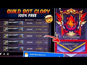 HOW TO MAKE GUILD GLORY BOT 🤖|FREE FIRE GUILD GLORY BOT 🤯🔥|KHT'S GAMERZ
