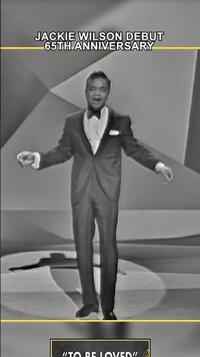 🎤 65 years ago, Jackie Wilson made his unforgettable debut on The Ed Sullivan Show! ✨ #shorts