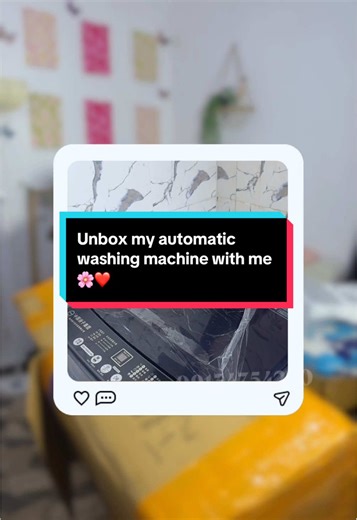 Unboxing My Joyful 12kg Automatic Washing Machine ❤️✨