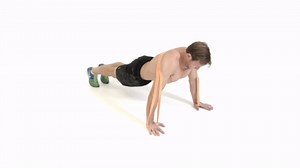 resistance band push up