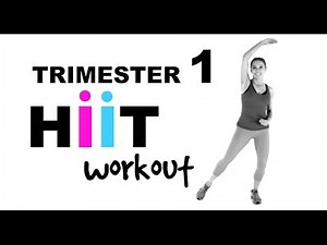 PREGNANCY EXERCISE - FIRST TRIMESTER WORKOUT - PRENATAL HIIT ROUTINE