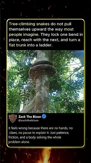 HOW THE SNAKE CLIMBS