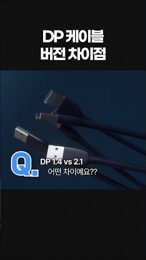 케이블 DP1.4 vs DP2.1