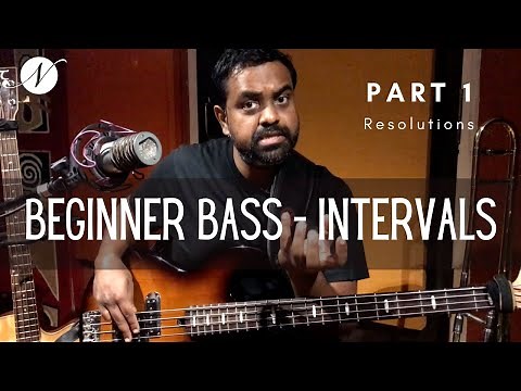 Beginner Bass Guitar - Intervals (Resolutions)