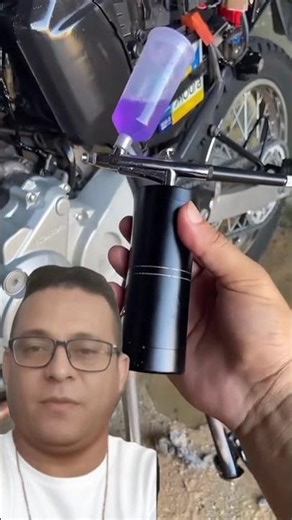 1 Conjunto Kit Aerógrafo Recarregável DeCompressor Sem Fio