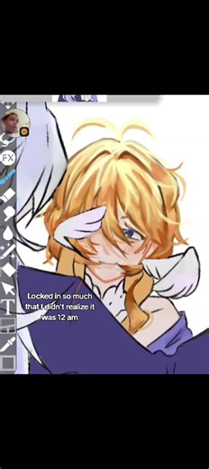 Creative Midnight Art Process