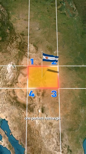 Colorado isn’t really a rectangle 😳📐 It looks like a perfect rectangle on every map… but Colorado secretly has 697 sides! 😳 Find out how a simple border turned into one of the weirdest mapping mistakes ever! 🗺✨ #GeographyFacts #Colorado #MappingMistakes #WeirdBorders #WorldGeography | Geography Facts & Info