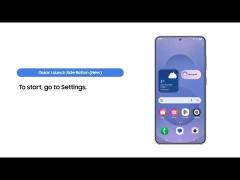 Quick Launch Apps with the Side Button | Samsung New Zealand
