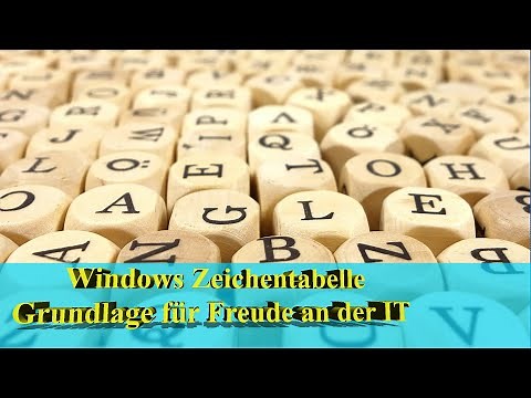 Find special characters quickly - Windows character map for more fun while writing