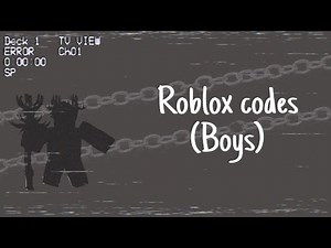 Robloxian High School Codes (Boys)